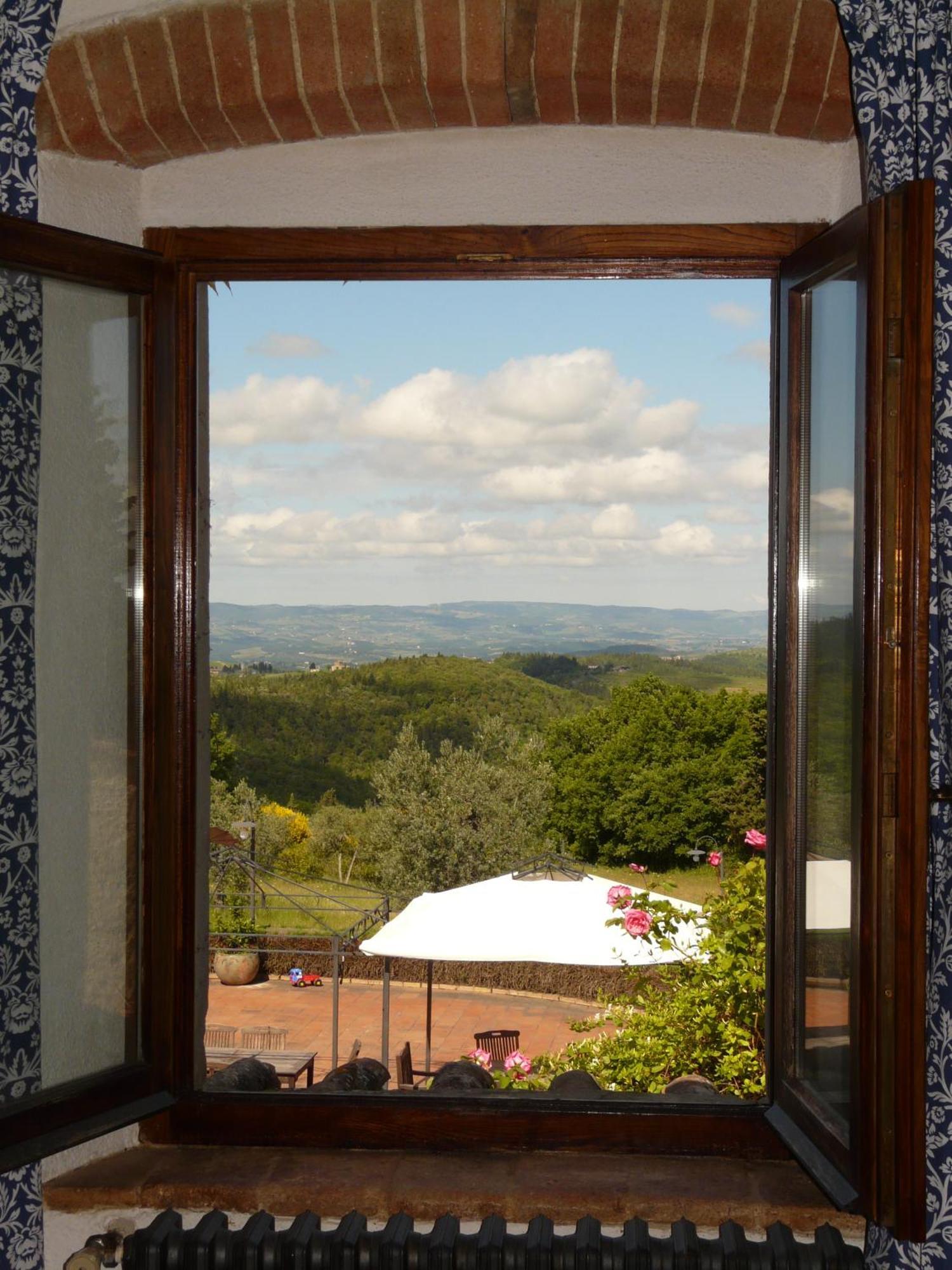 Gasthaus Podere Patrignone Castellina in Chianti Zimmer foto